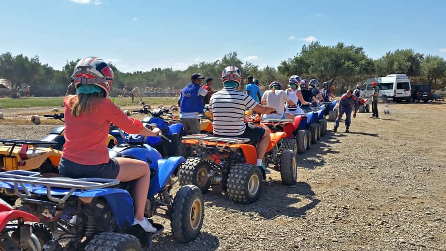 From Marrakech: Adventure Quad Ride in La Palmeraie - Getting picked up, then getting moving (without wasting the morning)