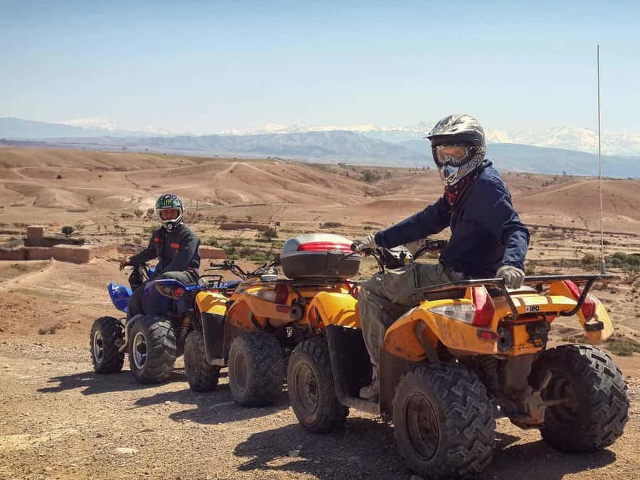 From Marrakech: Adventure Quad Ride in La Palmeraie - What to pack for Marrakech dust (yes, really)