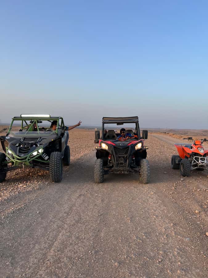 From Marrakech: Agafay Desert Buggy 1Hour & Dinner Show - The 1-Hour Buggy Ride: Safety Gear, Spacing, and the Best Photo Stops