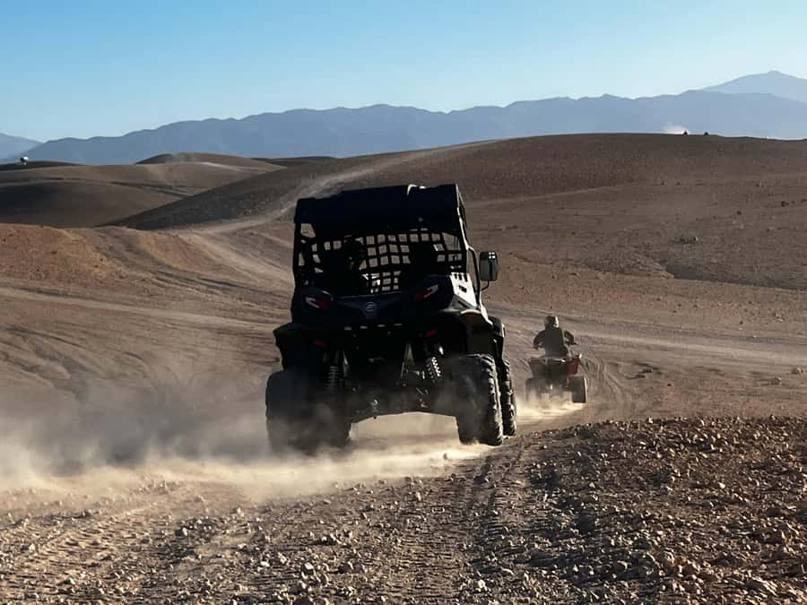 From Marrakech: Agafay Desert Buggy 1Hour & Dinner Show - Guides and Support: English, French, Arabic, and Real Names You Might Meet