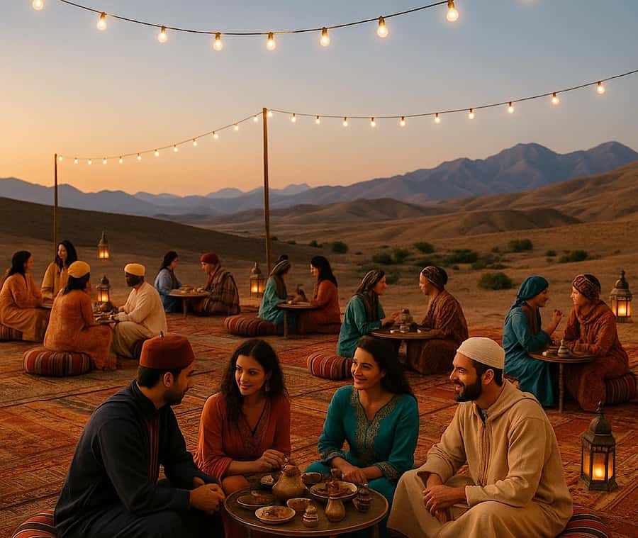 From Marrakech: Agafay Desert Dinner and Optional Camel Ride - Stargazing After Dark: Making the Most of the Clear Sky