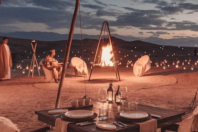 From Marrakech: Agafay Desert Dinner with Camel Ride - Mint tea, stars, and the part everyone forgets to plan for