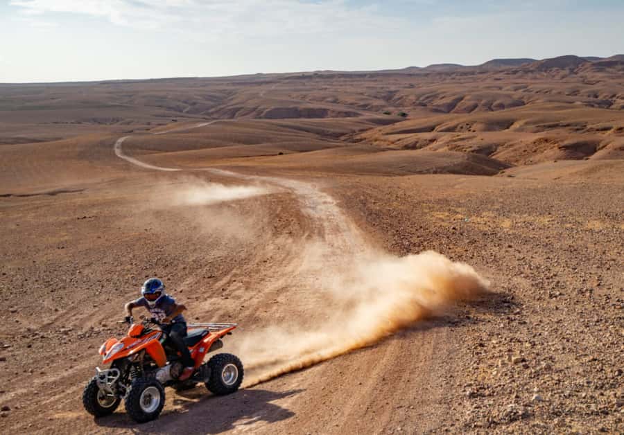 From Marrakech: Agafay Desert Dinner with Quad & Camel Ride - Camel ride: peaceful scenery, short and rhythmic