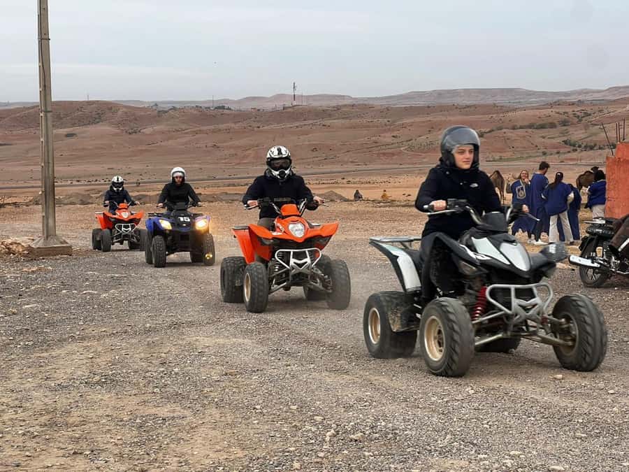 From Marrakech: Agafay Desert Quad Biking Tour with Transfer - The 2-Hour Quad Ride in Agafay Dunes: Fun, Views, and Control
