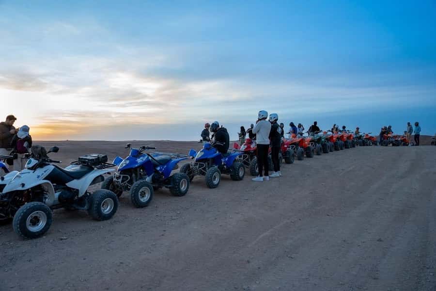 From Marrakech: Agafay Desert Quad Biking with Dinner & Show - Camel Ride and Berber Villages Without the Rush