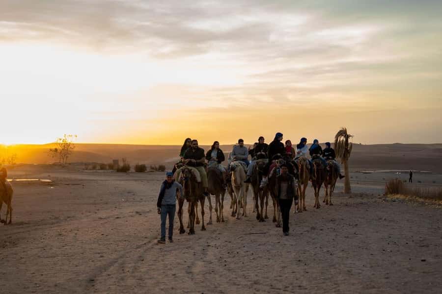 From Marrakech: Agafay Desert Quad Biking with Dinner & Show - Hotel Pickup, Bus Ride, and How the Day Runs