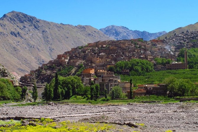 From Marrakech: Atlas Mountains and Berber Villages Day Trip - Agafay Desert as the Sahara substitute, with real village life nearby
