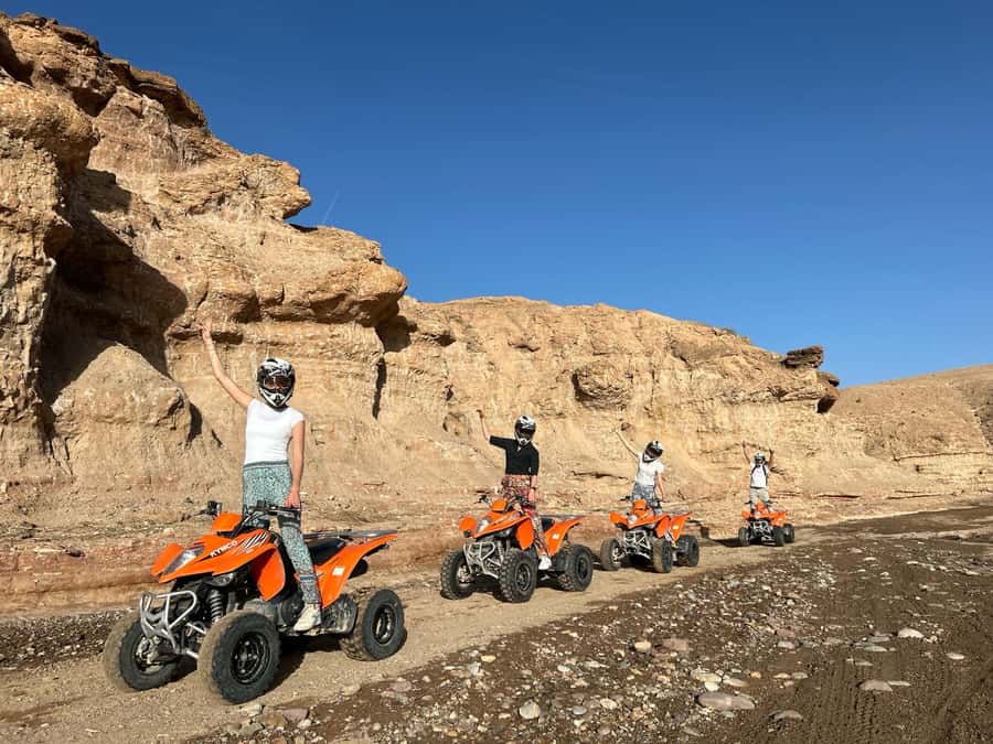 From Marrakech: ATV Quad Bike Tour in Agafay Desert - The 45-Minute Van Transfer: Easy Pickup, Real-World Comfort