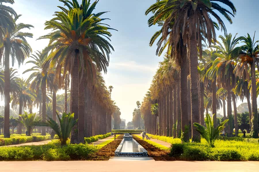 From Marrakech: Casablanca Day Trip by van - Place Mohammed V and United Nations Square: the quick photo hit