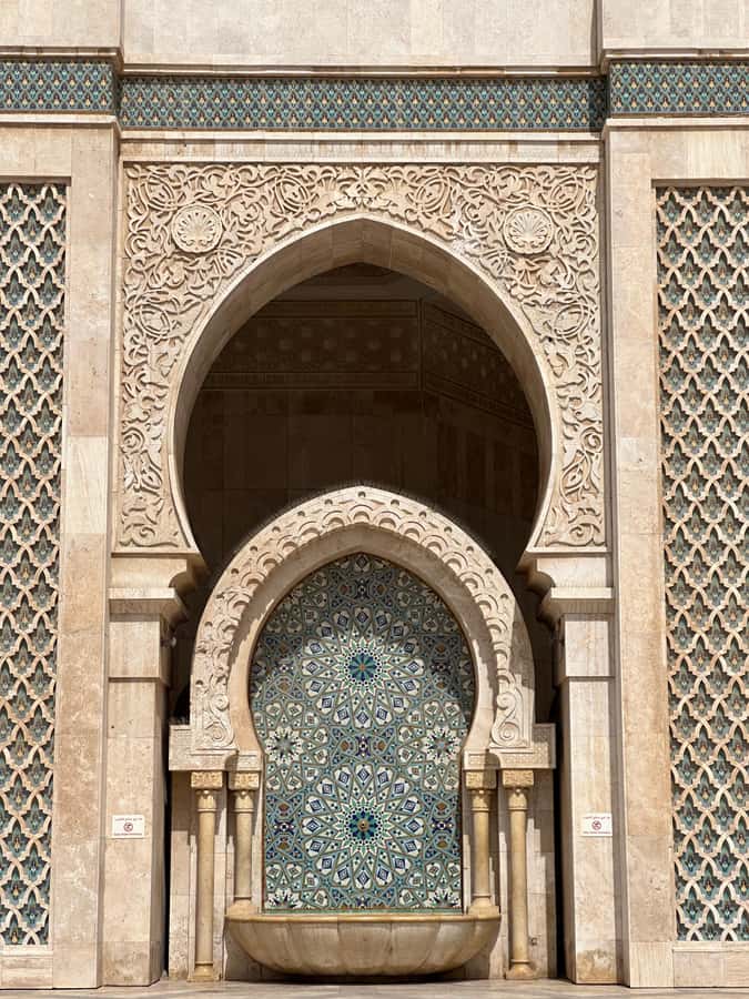 From Marrakech: Casablanca Day Trip by van - Hassan II Mosque: retractable roof, materials tour, and the wow factor