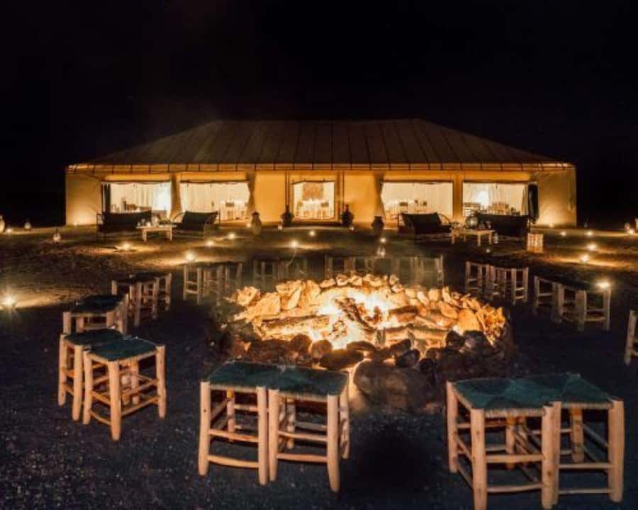 From Marrakech: Dinner in Agafay Desert with Sunset - Berber Music by the Campfire: The Part People Remember
