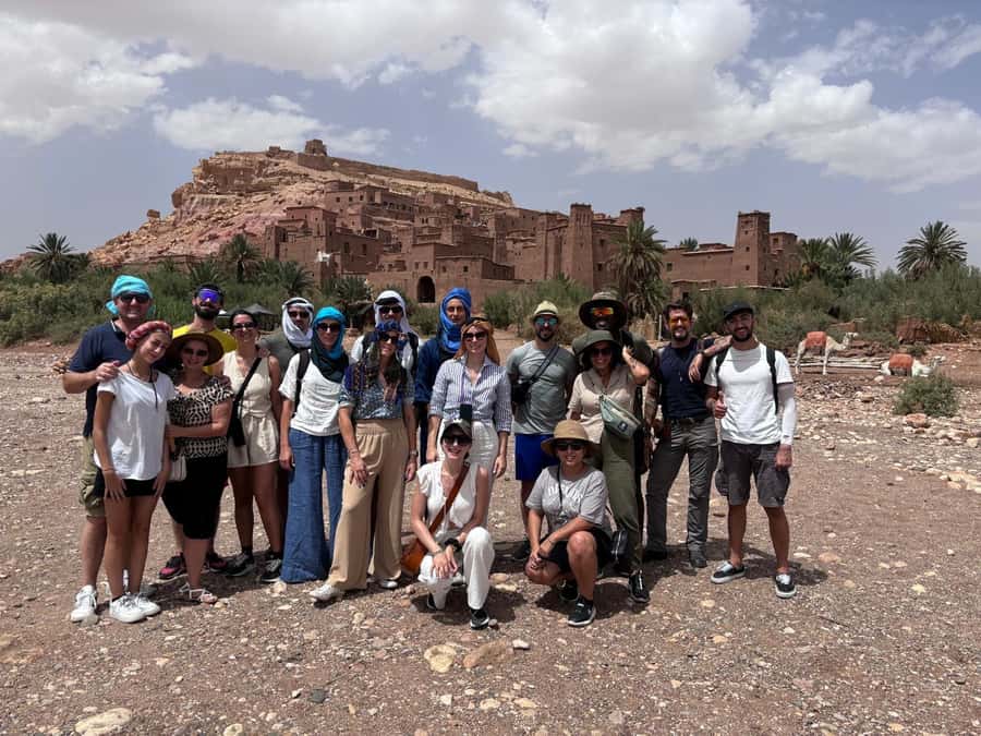 From Marrakech: Excursion to Kasbah Ait Ben Haddou - Ouarzazate and Taourirt Kasbah: the Glaoui stronghold stop