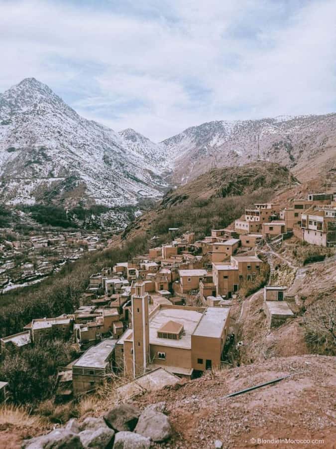 From Marrakech: Full-Day in the Atlas Mountains with Lunch - Tahanaout Valley panoramas, plus the Agafay Desert side stop