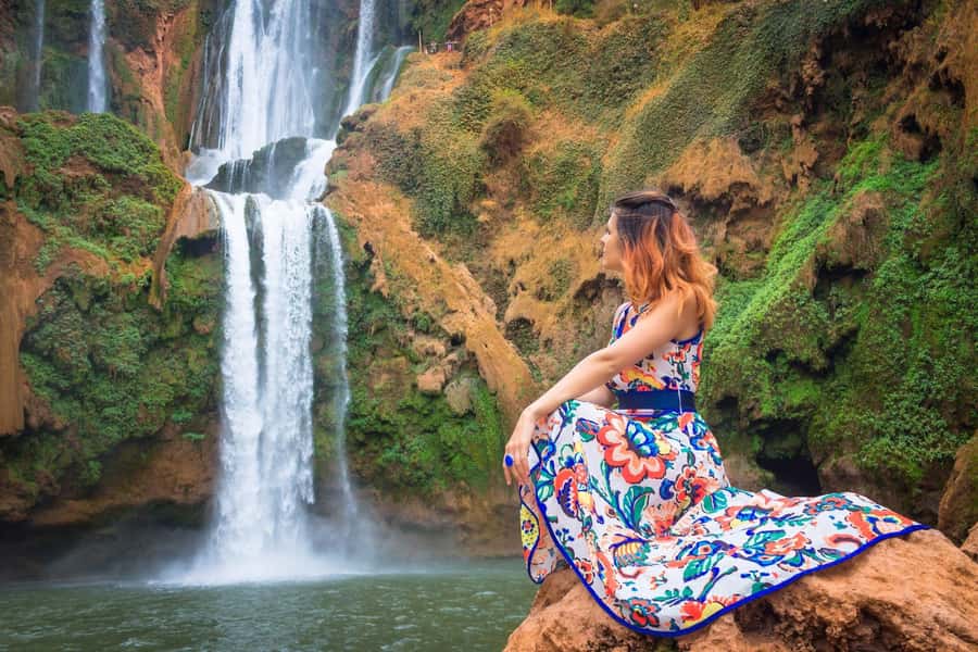 From Marrakech: Guided Ouzoud Waterfalls Tour with Boat Ride - Lunch with a waterfall view: Moroccan comfort food, extra cost, and a few quirks