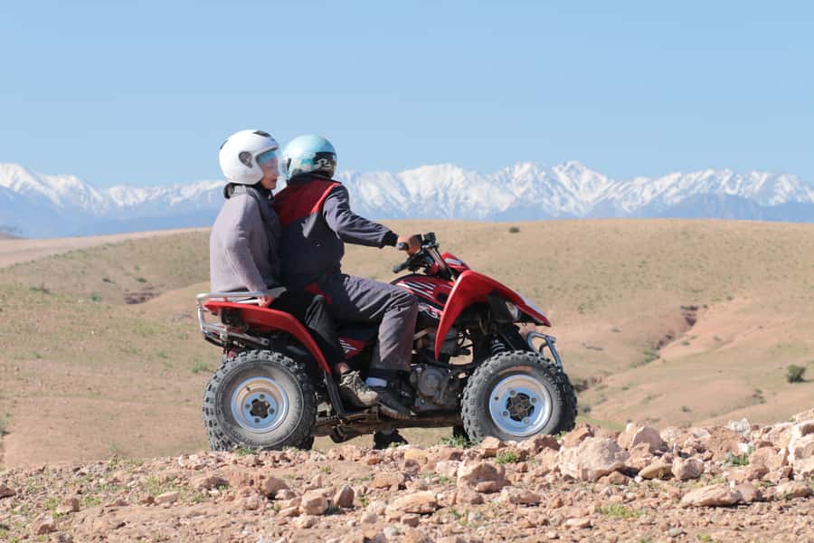 From Marrakech: Guided Quad Biking Tour in Agafay Desert - Quick Take: Agafay quad biking, Atlas views, and the tea stop