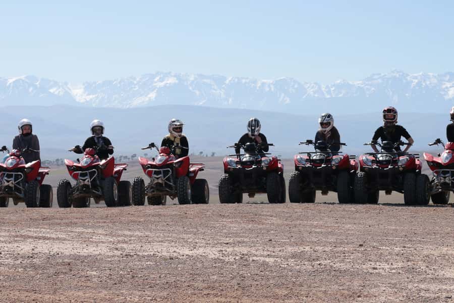 From Marrakech: Guided Quad Biking Tour in Agafay Desert - Berber villages, photo stops, and why the route feels scenic