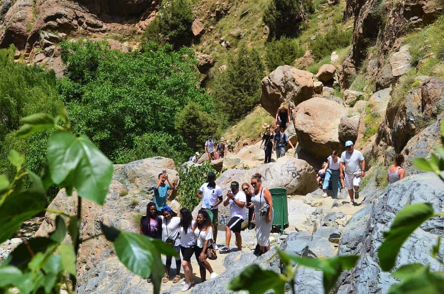 From Marrakech: Ourika Valley & Atlas Mountains Waterfalls - Riversides near the Ourika River: lunch that actually tastes like Morocco