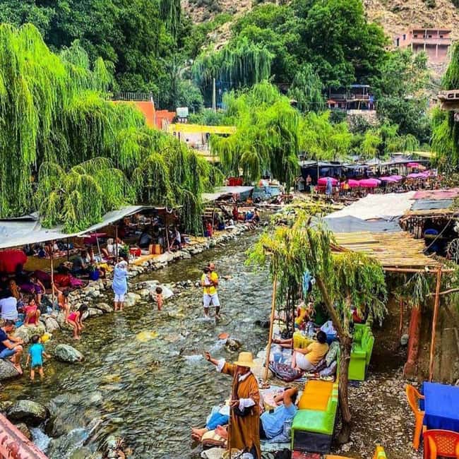 From Marrakech: Ourika Valley Tour with Lunch & Camel Ride - Setti Fatma waterfalls and Arhbalou Cascades: the day’s loud, unforgettable moment