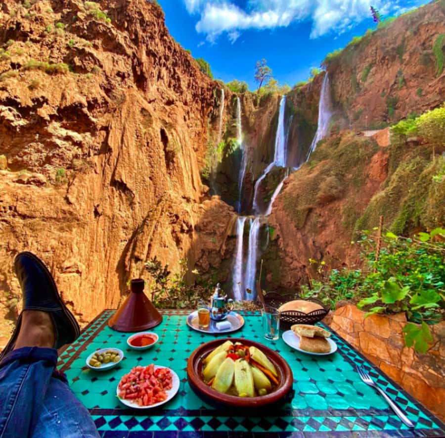 From Marrakech:Ouzoud Waterfalls Day Trip with Boat Tour - 110-Meter Ouzoud: Walking for Upper Views and Big Water