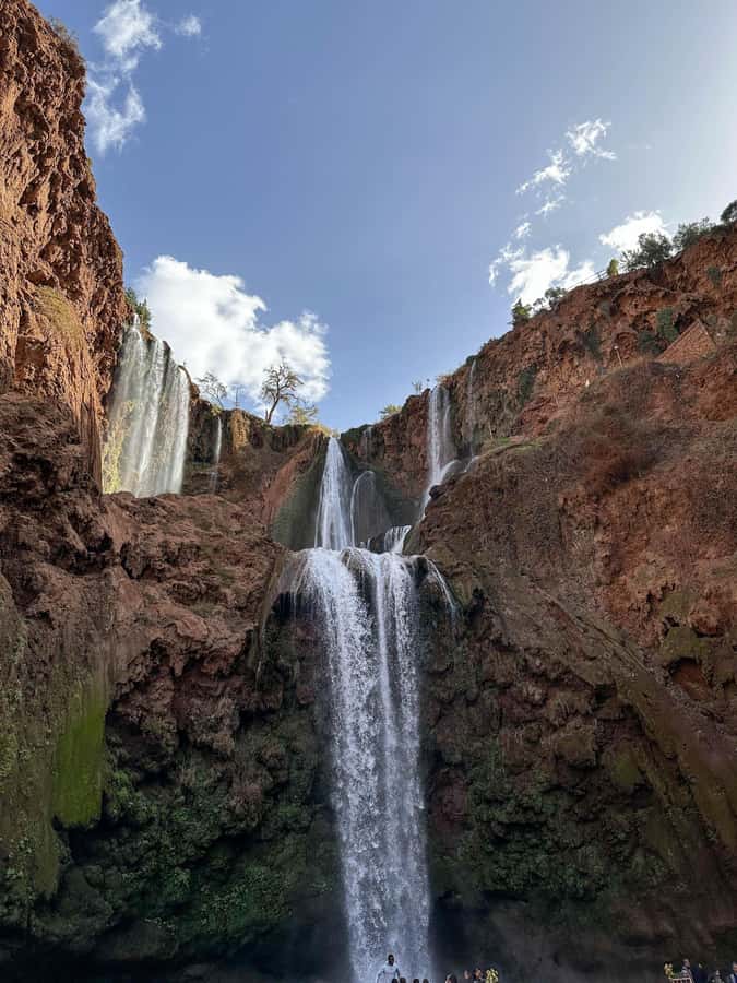 From Marrakech:Ouzoud Waterfalls Day Trip with Boat Tour - Down by the Steps: Monkeys, Sellers, and Staying Comfortable