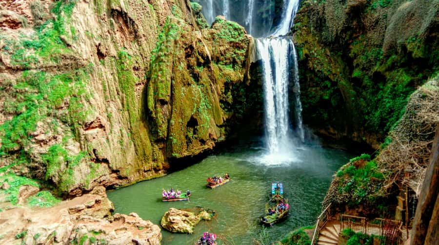 From Marrakech:Ouzoud Waterfalls Day Trip with Boat Tour - The Drive Through Red Cliffs and Olive Groves Before You See the Falls