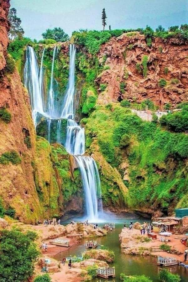 From Marrakech: Ouzoud Waterfalls Guided Hike and Boat Trip - The orange juice viewpoint and monkey zone etiquette