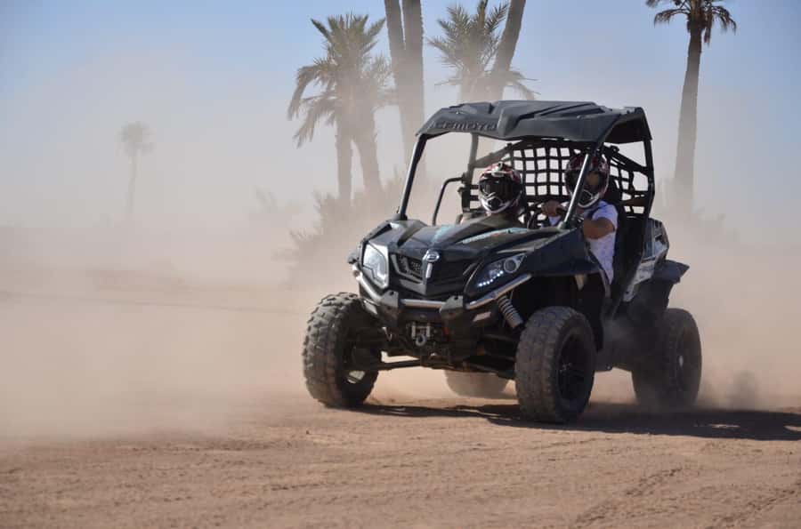 From Marrakech: Palm Grove Quad Bike Tour with Mint Tea - From hotel pickup to quad yard in Marrakech