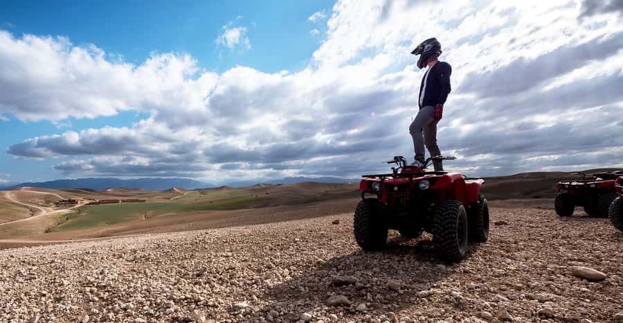 From Marrakech: Premium Agafay Desert Half-Day Quad Biking - Marrakech Pickup and the Real 4-Hour Flow