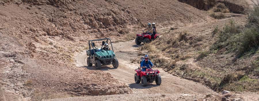 From Marrakech: Premium Agafay Desert Half-Day Quad Biking - Tea Under Tents and Berber Village Stops