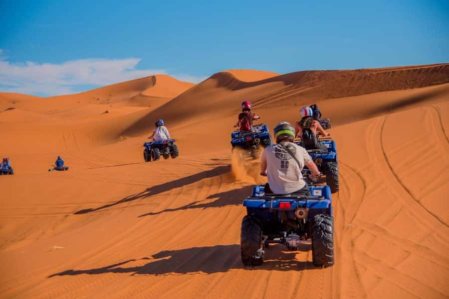 From Marrakech: Quad, Camel, & Dinner 3-Day Merzouga Tour - From Marrakech to the High Atlas, where the scenery starts doing push-ups