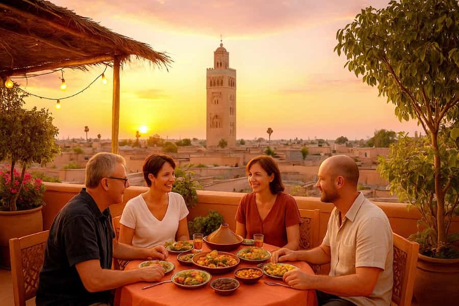 From Marrakech: Rooftop Dinner & Romantic Medina Views - Key Highlights at a Glance