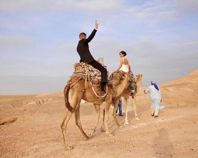 From Marrakech: Sunset Camel Ride in the Agafay Desert - Agafay Camp and mint tea: the relaxing finish you do not want to skip