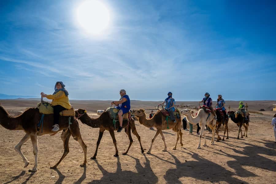 From Marrakech: Sunset Desert Tour with Camel Ride & Dinner - Guides matter, and the good ones run the night