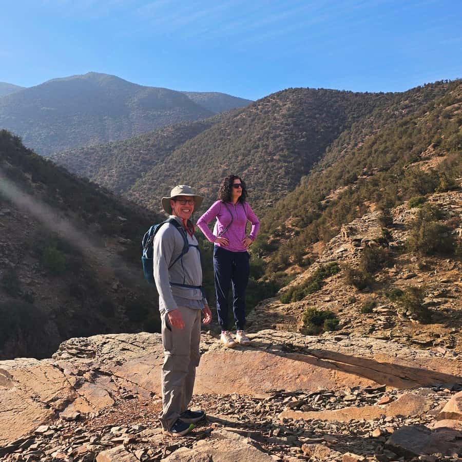 From Marrakech:Trekking in Atlas mountains 2 days - Day 1 hike: Tizi Odid Pass, then down to Tizi Oussem (1,800m)