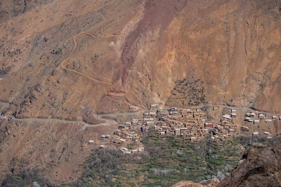From Marrakesh: Atlas Mountains Talamrout Summit Day Hike - The Route Up: Tamatert Valley to Tizi n’Tamatert Pass