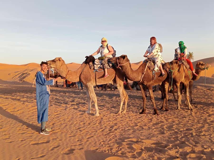 From Merzouga: Overnight Camel Trek over Erg Chebbi Dunes - Day 2: Sunrise over the dunes and the ride back to Merzouga