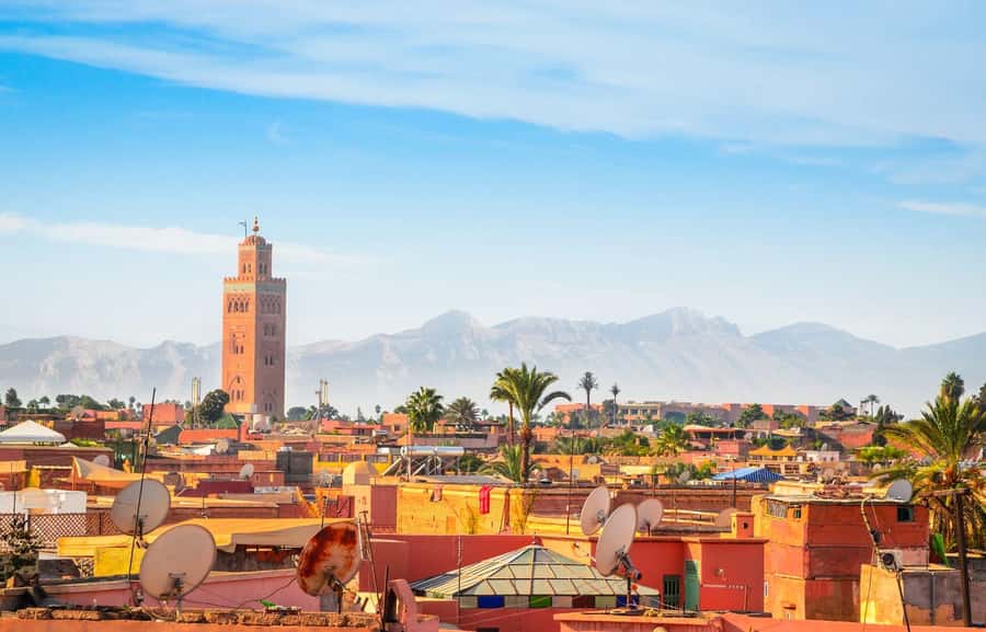From Taghazout or Agadir: Marrakech Guided Day Trip - Koutoubia Mosque from the outside, gardens, and the square that steals your attention