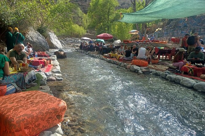 Full Day Trip to Ourika Valleys with waterfalls - Late-Berber lunch overlooking the falls: why the meal is part of the value