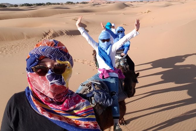 Group - 2 Nights Desert Trip from Fes to Marrakech or back to Fes - Day 3: Dawn over the dunes, camel back for breakfast, then toward Marrakech or Fez