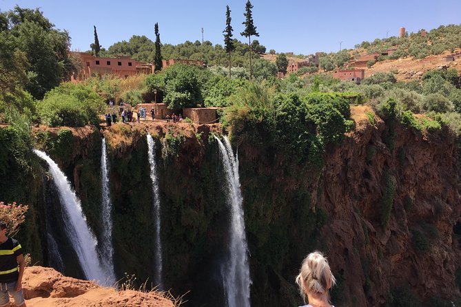 Guided Day tour of Ouzoud waterfalls from Marrakech - The guided descent: olive groves, Berber farms, and the gorge walk