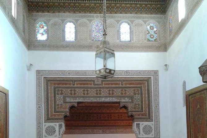 Guided walking tour in Marrakech - Koutoubia Mosque views, then into the Mellah quarters