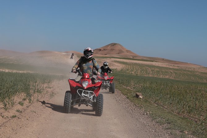 Half-day quad bike in the palmgrove & rock desert - The Berber village stop: mint tea at a traditional house