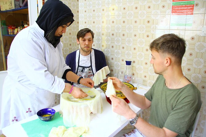 Join Best Moroccan Cooking Class with Chef Khadija ( Over 35 years Experience ) - The lesson flow: tea, prep, cooking, then lunch on your time