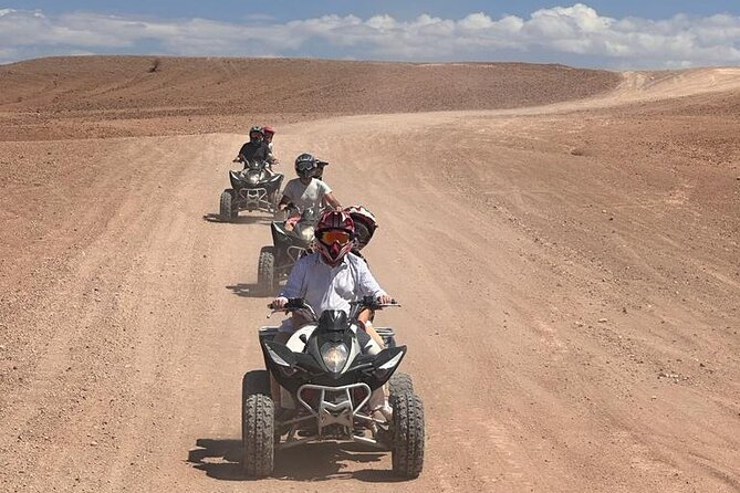 Luxury 2h quad in agafay with transportation - Safety briefing, helmet, and protective gear: how you build confidence fast