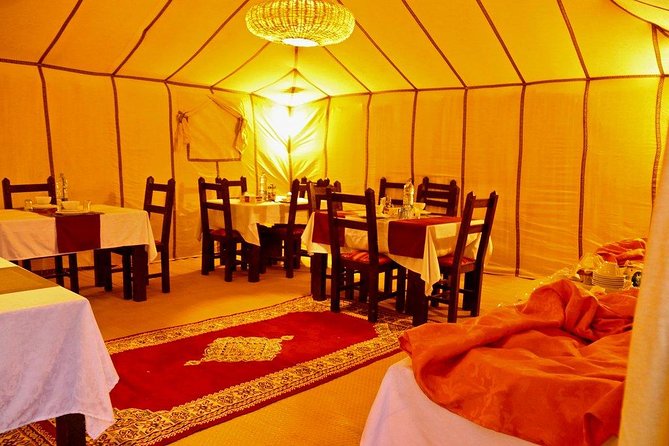 Luxury Camp in Merzouga Desert with Camel ride, Car 4WD - Price and Value at About $98.87 Per Person