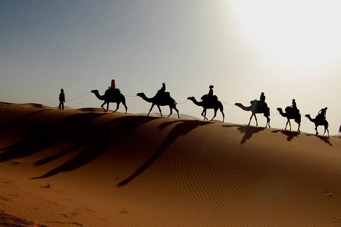 luxury desert tour 3days 2 night fez merzouga ouarzazat marakech - Day 2 from dunes to canyons: Rissani market, fossils at Erfoud, Todra Gorge