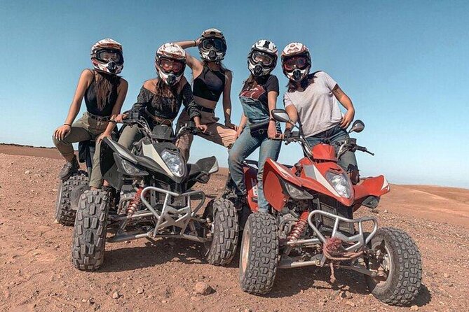 Magical dinner show and camel ride & Quad Bike in Agafay desert - Pickup from Marrakech: less friction, more time outside