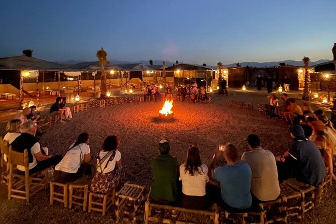 Magical dinner, sunset, music and fire show in Agafay desert - Key points before you go