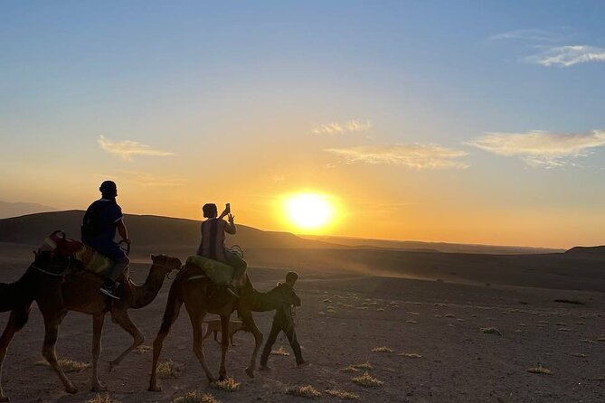 Magical dinner, sunset, music and fire show in Agafay desert - The sunset part you actually came for