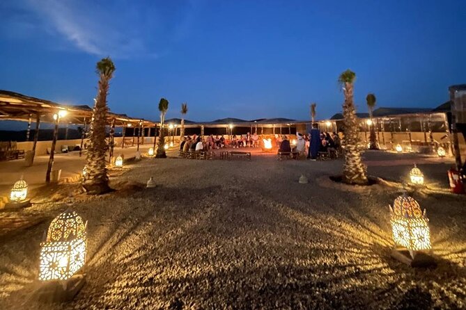 Magical dinner, sunset, music and fire show in Agafay desert - Music, dancing, and the bonfire plus fire show